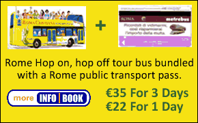 Rome HoHo Sightseeing Bus Plus Transport Pass Bundle