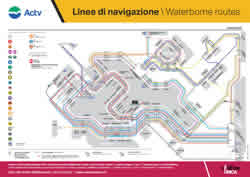 Venice water bus route map