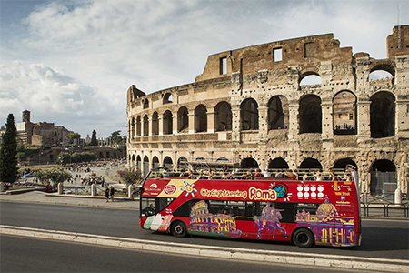 City Sightseeing Bus Colosseum 